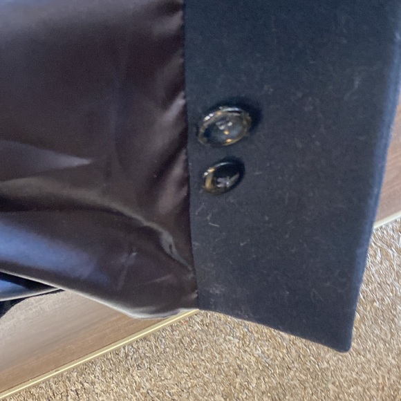 Vintage Forecaster Platinum Full Length Wool Black Coat size 16 Beautiful - Picture 9 of 11